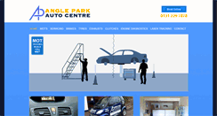 Desktop Screenshot of angleparkautocentre.co.uk